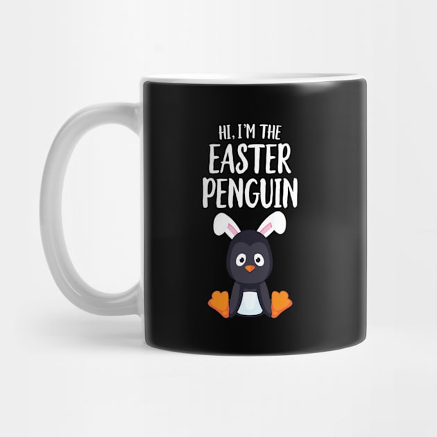 Hi I'm The Easter Penguin Cute Funny Easter by trendingoriginals